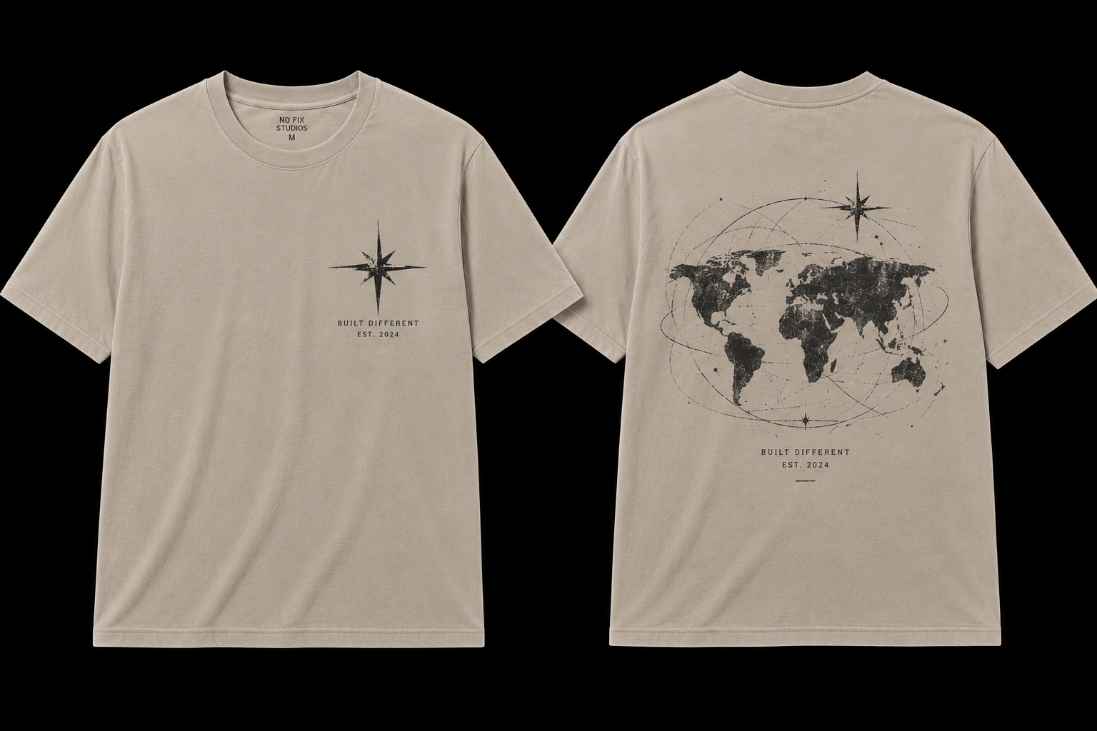 “NO BORDERS” T-SHIRT